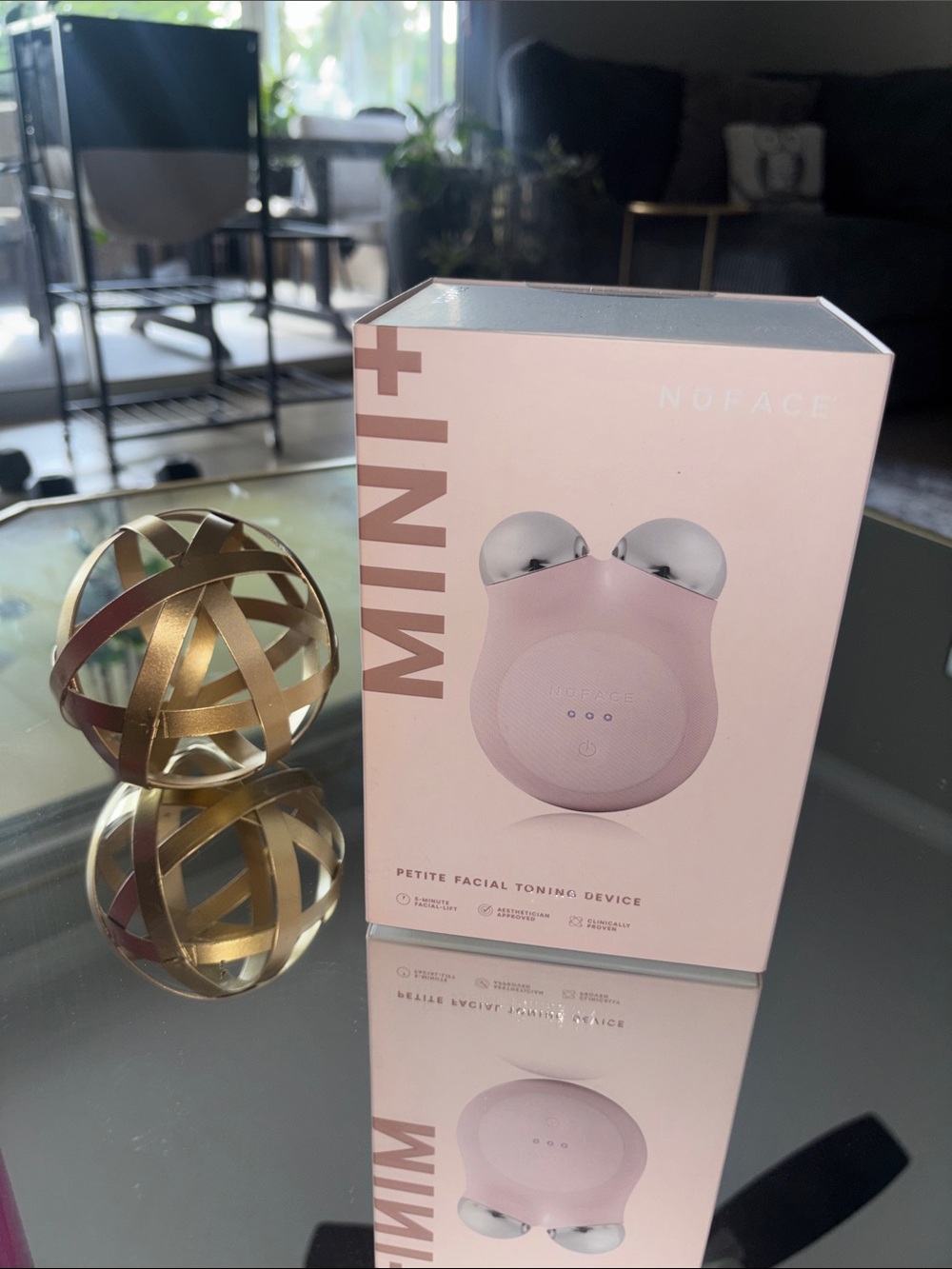 NuFace Mini+ Petite Facial Toning Device in Pink